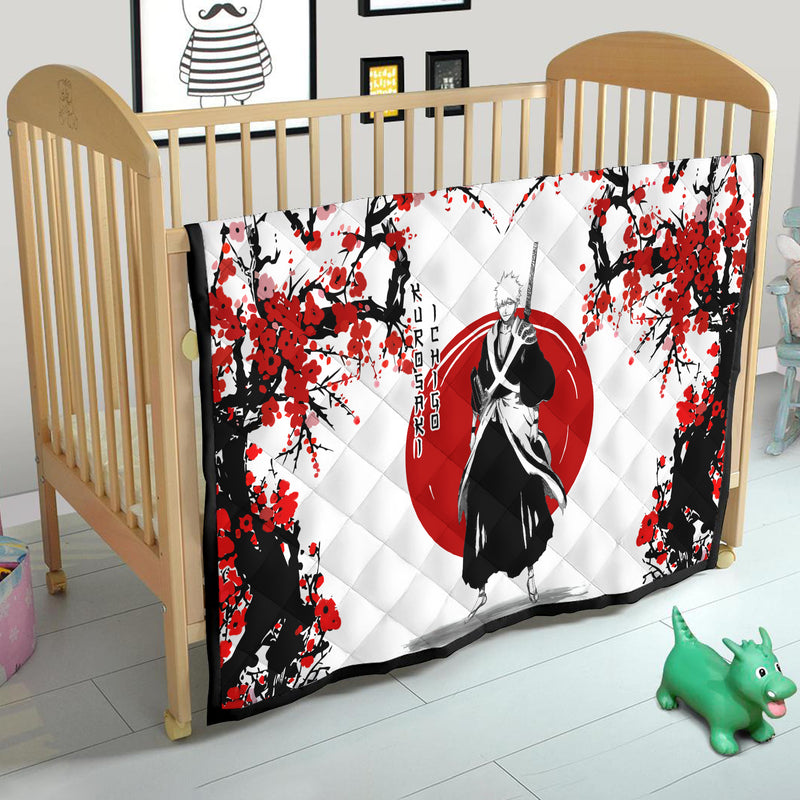 Ichigo Bleach Anime Japan Style Quilt Blanket