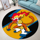 Infernape Round Rug