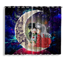 Inuyasha Love You To The Moon Galaxy Window Curtain