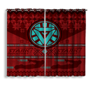 Iron Man Arc Reactor Christmas Window Curtain