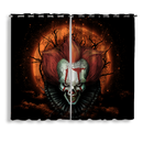 It Horror Movie Moonlight Window Curtain