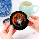 It Horror Movie Moonlight Ceramic Drink Coasters