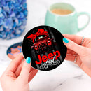 Jeep Girl Red Ceramic Drink Coasters