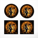 Jack Skellington Nightmare Before Christmas Moonlight Ceramic Drink Coasters