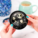 Jack And Sally Nightmare Before Christmas Moonlight Ceramic Drink Coasters
