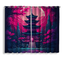Japanese Temple Window Curtain