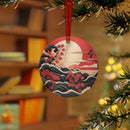 Japanese Ukiyo E Mica Christmas Ornament Perfect Gift For Holiday