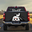 Jason Voorhees From The Friday The 13th Horror Movie Hide Gray Truck Tailgate Decal Sticker