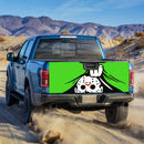 Jason Voorhees From The Friday The 13th Horror Movie Hide Green Truck Tailgate Decal Sticker
