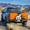 Jason Voorhees From The Friday The 13th Horror Movie Hide Orange Truck Tailgate Decal Sticker