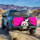 Jason Voorhees From The Friday The 13th Horror Movie Hide Pink Truck Tailgate Decal Sticker