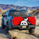 Jason Voorhees From The Friday The 13th Horror Movie Hide Red Truck Tailgate Decal Sticker