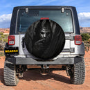 Jason Voorhees Peeking Curtain Car Spare Tire Cover