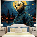Jason Voorhees Horror Movie Starry Night Tapestry Room Decor