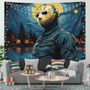 Jason Voorhees Horror Movie Starry Night Tapestry Room Decor