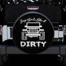 Jeep Girl Like It Dirty Jeep Car Spare Tire Cover