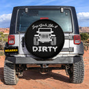 Jeep Girl Like It Dirty Jeep Car Spare Tire Cover