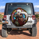 Jiraiya Stained Glass Car Spare Tire Cover