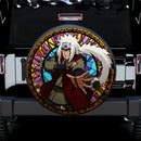 Jiraiya Stained Glass Car Spare Tire Cover