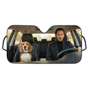 John Wick Driving Custom Car Windshield Sunshades