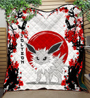 Jolteon Japan Style Quilt Blanket