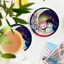 Jujutsu Kaisen Gojo Sakuna Love You To The Moon Galaxy Ceramic Drink Coasters
