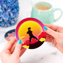 Kakashi Sunset Ceramic Drink Coasters