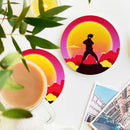 Kakashi Sunset Ceramic Drink Coasters
