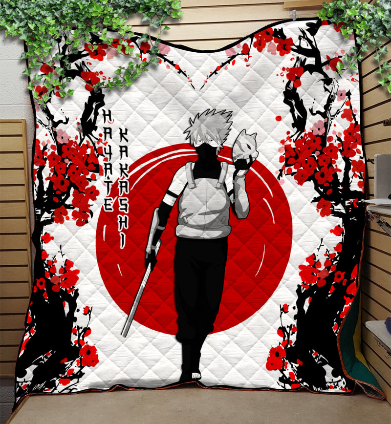 Kakashi Anbu Anime Japan Style Quilt Blanket