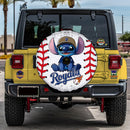 Kansas City Royals Car Spare Tire Cover With Camera Hole