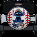 Kansas City Royals Car Spare Tire Cover With Camera Hole