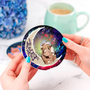 Kimtsu No Yaiba Love You To The Moon Galaxy Ceramic Drink Coasters
