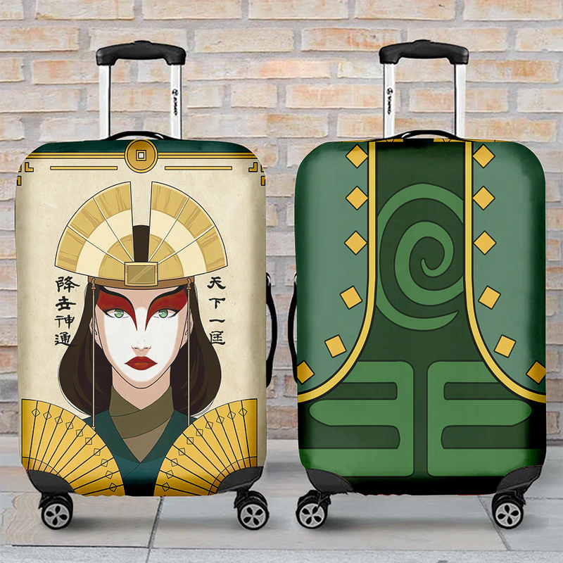 Kyoshi Last Airbender Luggage Cover Suitcase Protector