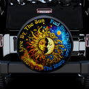 Live By The Sun Feel By The Moon Car Spare Tire Cover