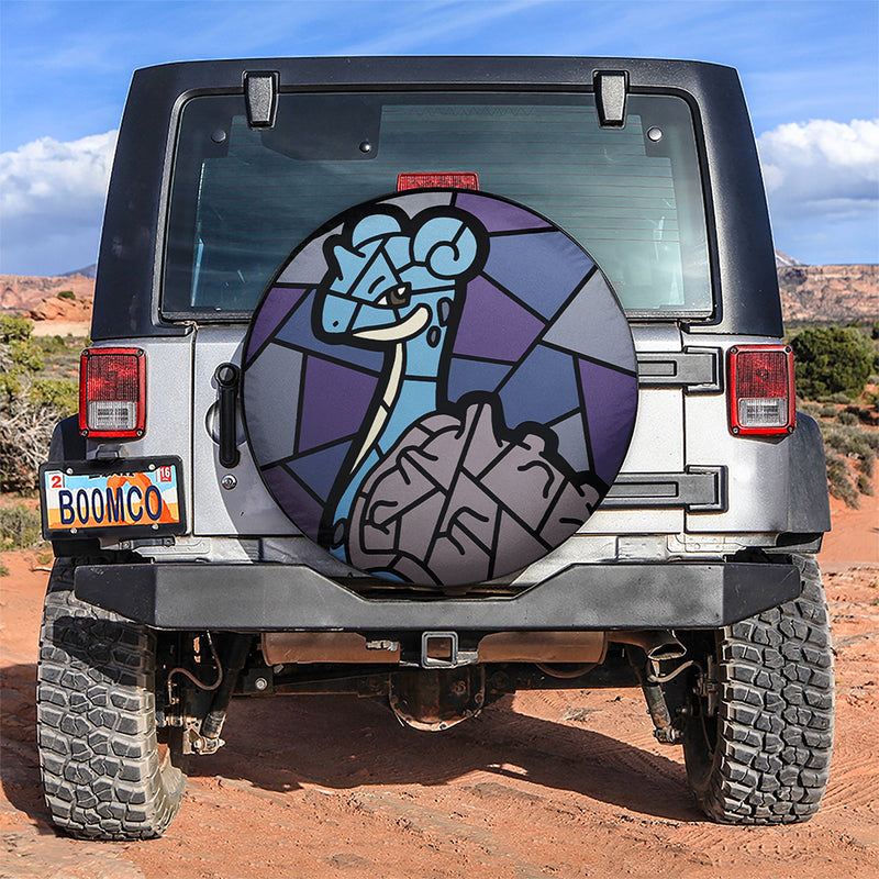 Lapras Stained Glass Pokemon Car Spare Tire Covers Gift For Campers