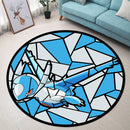 Latios Stained Glass Round Rug
