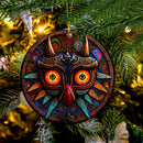 Legend Of Zelda Mask Stained Glass Mica Ornament Perfect Gift For Holiday