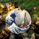 Legend Of Zelda The Great Wave Mica Ornament Perfect Gift For Holiday