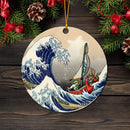 Legend Of Zelda The Great Wave Mica Ornament Perfect Gift For Holiday