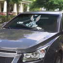 Looney Tunes Rabbit Zip Custom Car Windshield Sunshades