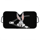 Looney Tunes Rabbit Zip Custom Car Windshield Sunshades