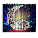 Luffy Gear 5 One Piece Love You To The Moon Galaxy Window Curtain