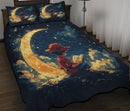 Luffy 1 Reading On A Crescent Moon Quilt Bed Sets