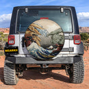 Madara Vs Hashirama The Great Wave Japan Car Spare Tire Cover
