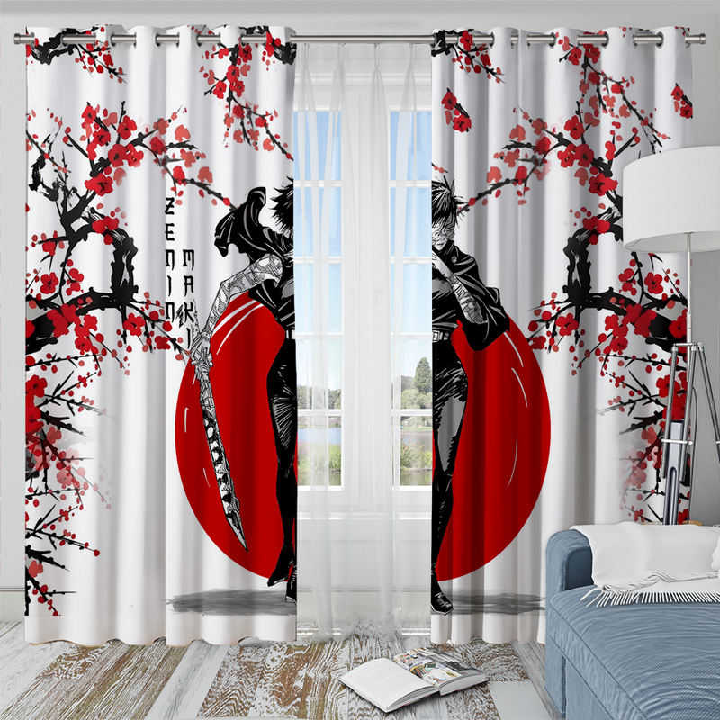 Maki Jujutsu Kaisen Anime Japan Style Window Curtain