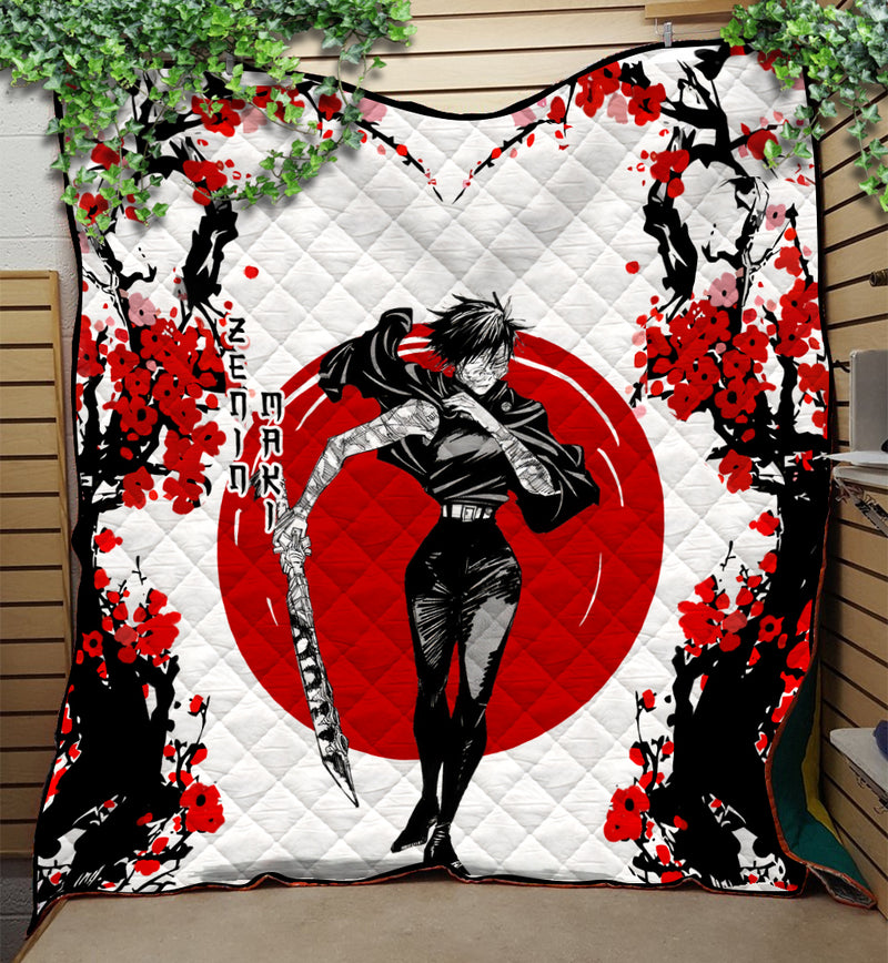 Maki Jujutsu Kaisen Anime Japan Style Quilt Blanket