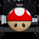 Mario Mushroom Red Car Spare Tire Cover