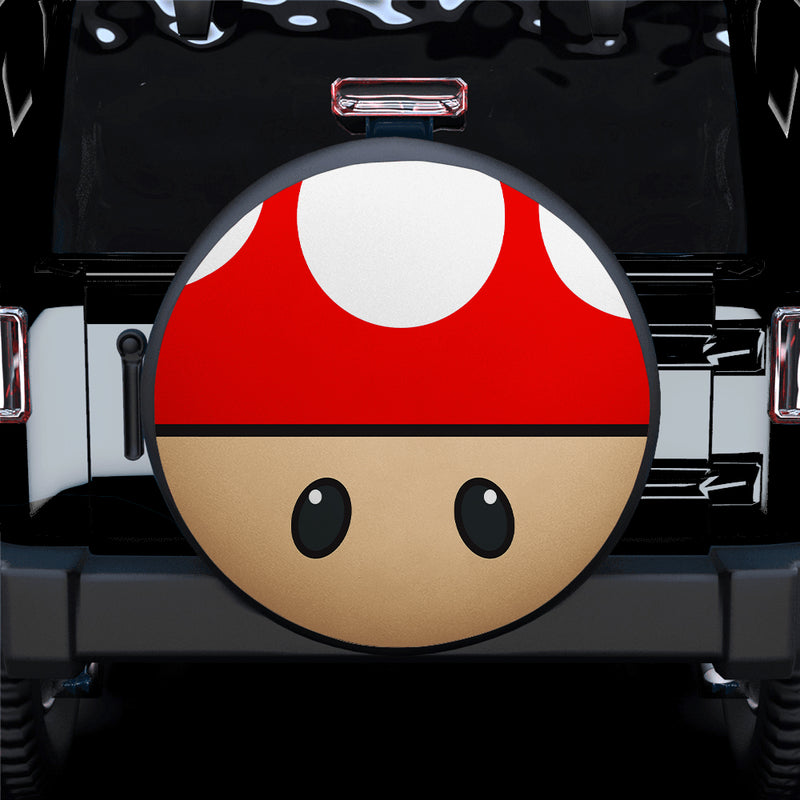 Mario Mushroom Red Car Spare Tire Covers Gift For Campers