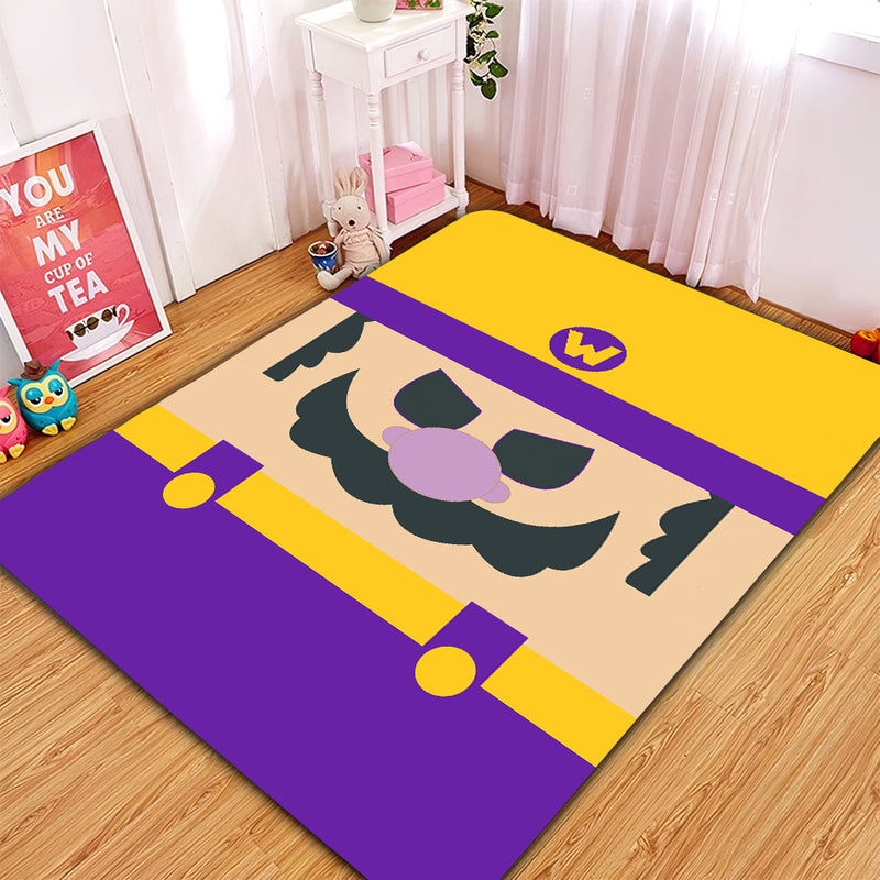 Mario Wario Carpet Rug Home Room Decor