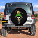 Funny Marvin the Martian Middle Finger Zipper Jeep Car Spare Tire Cover